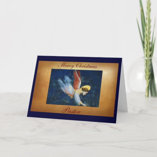 Pastor för Clergy Card God jul Helgkort (Framsida)