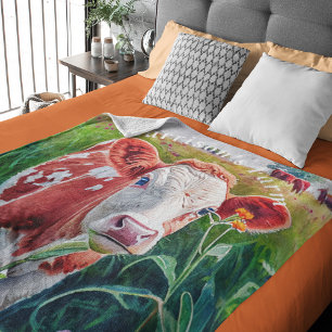 Pastor för kalvkor fleecefilt