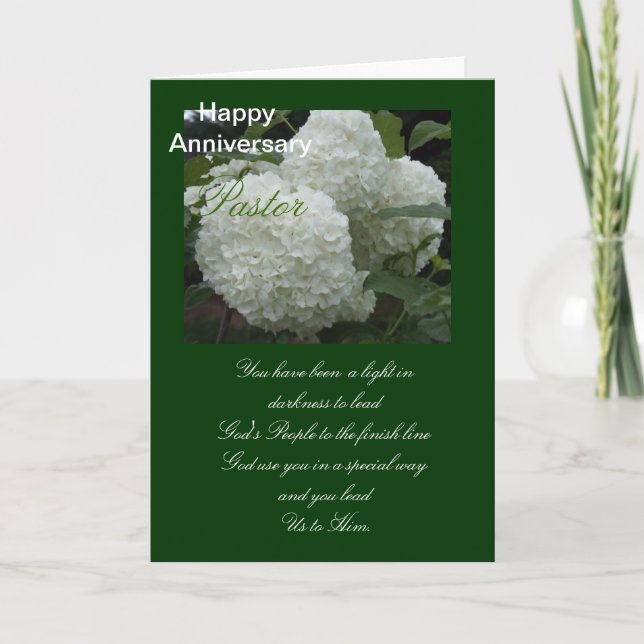 Pastor för lycklig-årsdagen helgkort (Framsida)