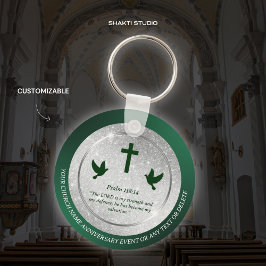 Pastor Gift anpassningsbar Bible Verse på kyrkans  Nyckelring