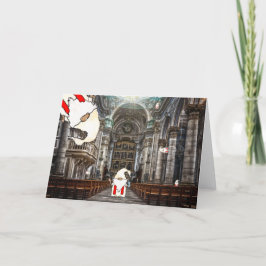 Pastor Gnome Cathedral Greeting Cards Kort