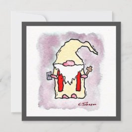 "Pastor Gnome"-hälsningskort Kort