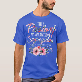 Pastor har Fantastisk Congregation Church Christia T Shirt