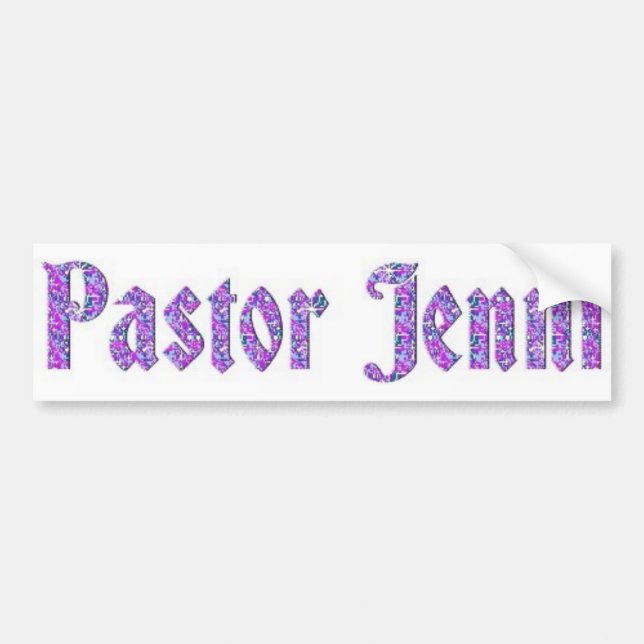 Pastor Jenni4 Bildekal (Framsidan)