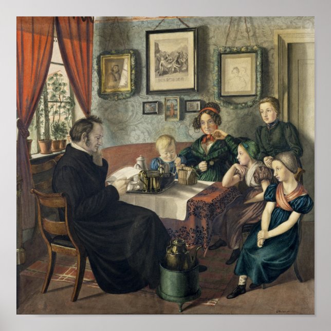 Pastor Johann Wilhelm Rautenberg och hans Poster (Framsidan)