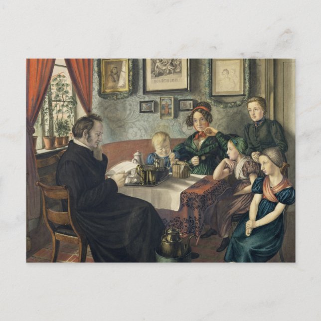 Pastor Johann Wilhelm Rautenberg och hans Vykort (Framsida)