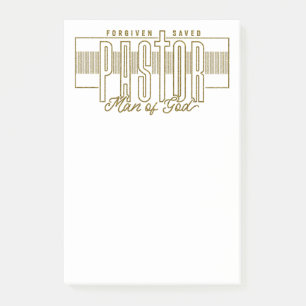 Pastor Man of God Post-it Notes Block