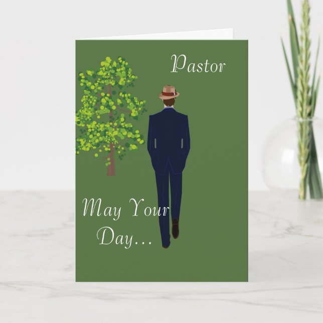 Pastor May your Days be välsignas Kort (Framsida)