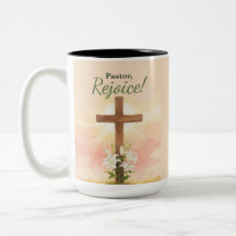 Pastor Påsk Fröjda Kors och Liljor Religiös