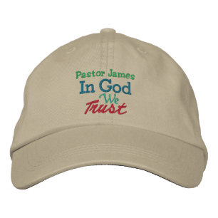 Pastor / Priest Cap - Mall efter SRF Broderad Keps