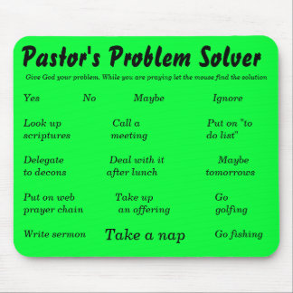Pastor problemSolver, gegud ditt problem…., Musmatta