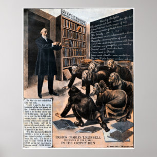 Pastor Russell i kritiker håla Poster