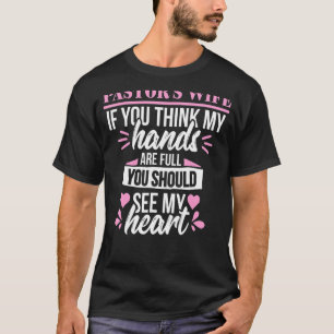 Pastor Wife Cute Heart Christian Church Appreciati T Shirt