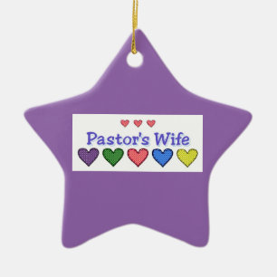 Pastor Wife GH Julgransprydnad Keramik