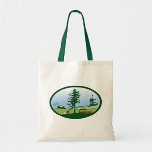 Pastoral Countryside Tote Bag Tygkasse