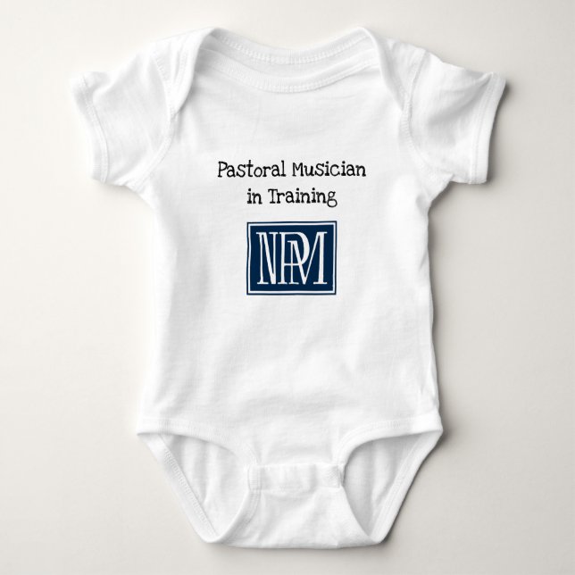 Pastoral Musician in Training - Baby Bodykostym T Shirt (Framsida)