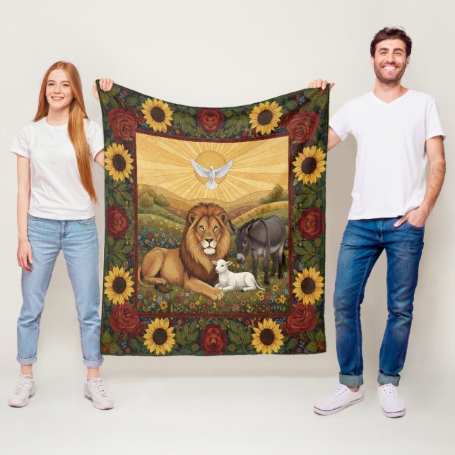 Pastoral Peace Fleece Blanket (På plats)