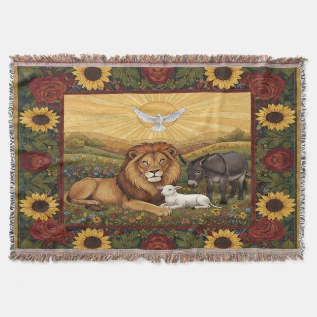 Pastoral Peace Throw Blanket Filt (Framsidan)
