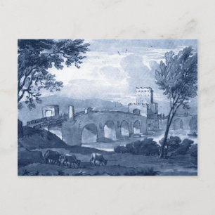 Pastoral Toile - Bridge Vykort