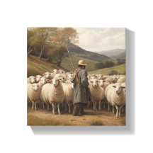 Pastoral Tranquilitet Canvas Wall Art