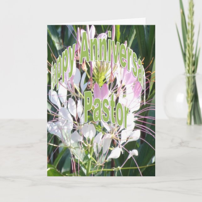 Pastorårsdag Kort (Framsida)