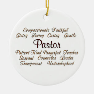 Pastorattribut Julgransprydnad Keramik