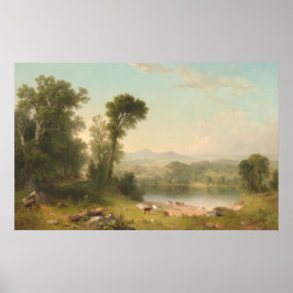 Pastorlandskap - Asher Durand Fine Art Poster