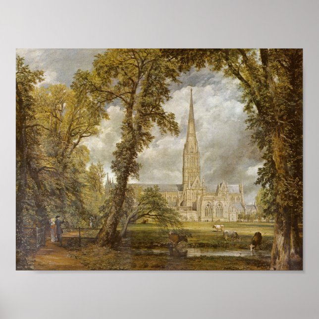 Pastorlandskap - John Constable Poster (Framsidan)