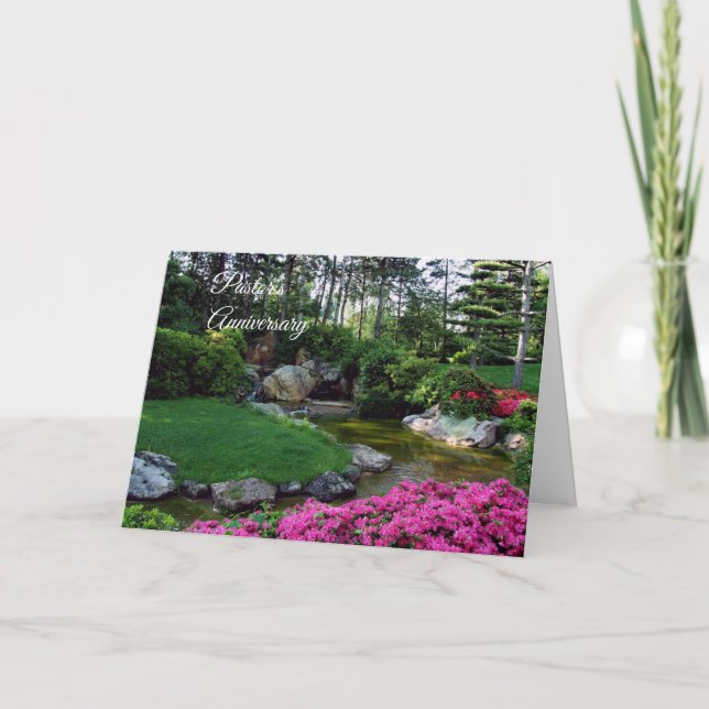 Pastorns årsdag kort (Framsida)