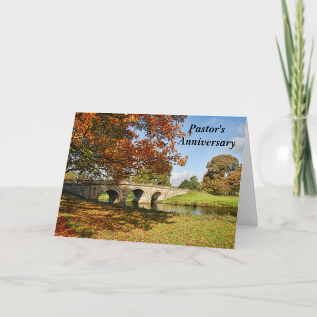 Pastorns årsdag kort (Framsida)