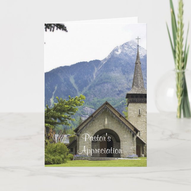 Pastorns årsdag kort (Framsida)