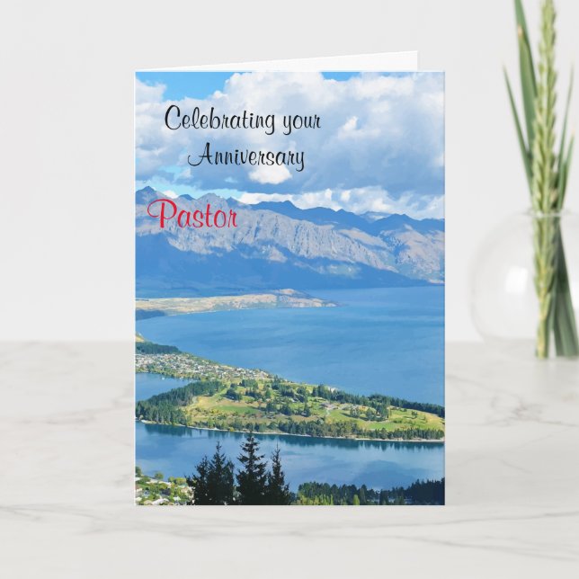 Pastorns årsdag kort (Framsida)