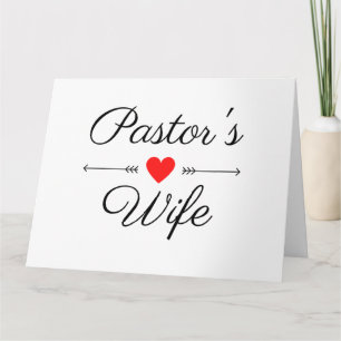Pastorns fru bl kort