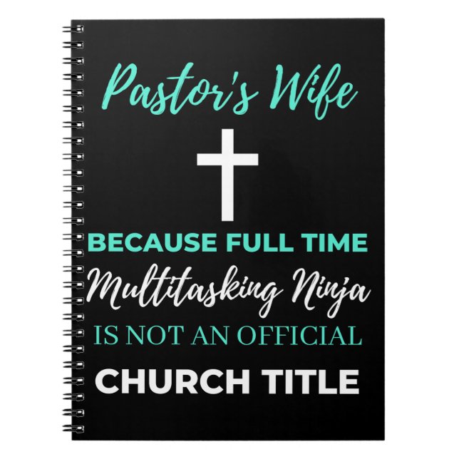 Pastorns hustru eftersom multitasking sker i Fullt Anteckningsbok (Framsidan)