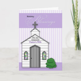 Pastorns Lila på födelsedagskalkens helgdag Kort