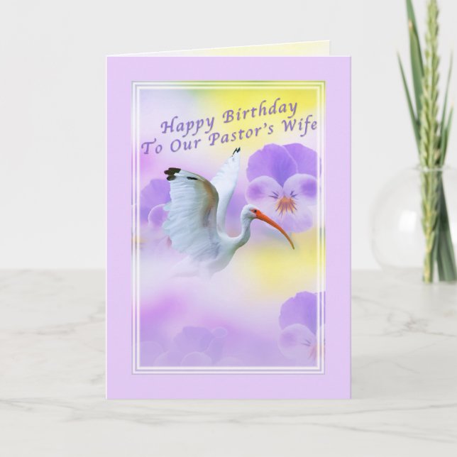 Pastorns makas födelsedagskort kort (Framsida)