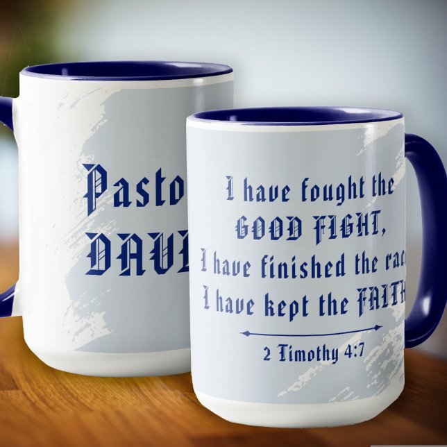 Pastorpresent God Kamp Skrift Mugg (Skapare uppladdad)