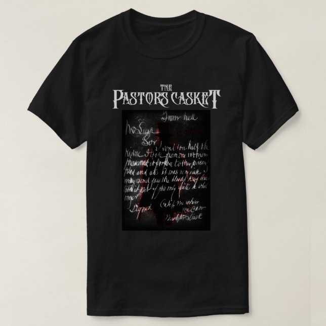 Pastor's Casket No Survivors shirt T (Design framsida)