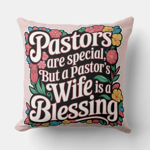 ✝️ Pastors fruar apprecision Gift Bluting Anpassni Kudde