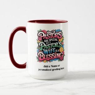✝️ Pastors fruar apprecision Gift Bluting Anpassni Mugg