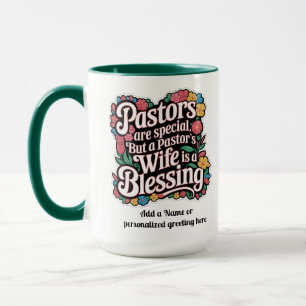 ✝️ Pastors fruar apprecision Gift Bluting Anpassni Mugg