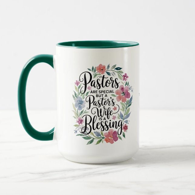 ✝️ Pastors fruar apprecision Gift Bluting Anpassni Mugg (Vänster)