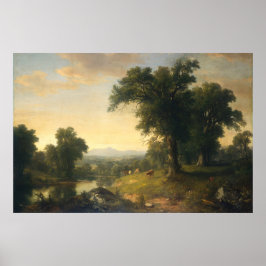 Pastorscenen - Asher Durand Fine Art Poster