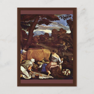 Pastorscenen av Ponte Jacopo Da (bästa kvalitet) Vykort