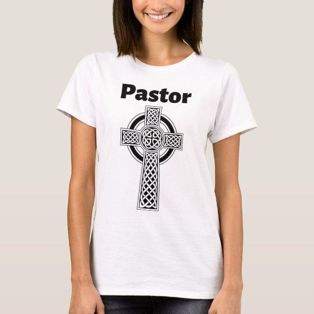 PastorTshirt för kvinnor T Shirt (Framsida)