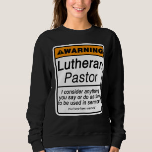 Pastorvarning för uppskattning av luthersk präster t shirt