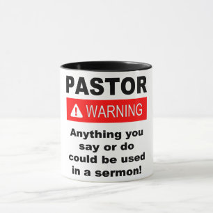 Pastorvarning Mugg