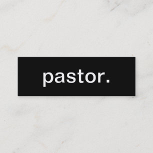 Pastorvisitkort Mini Visitkort
