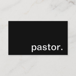 Pastorvisitkort Visitkort