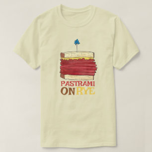 Pastrami på Rye NYC Kosher Jewish Deli Sandwich T Shirt